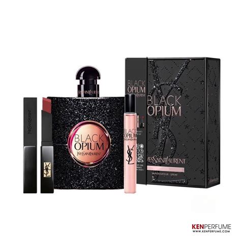 ysl black opium 90ml set